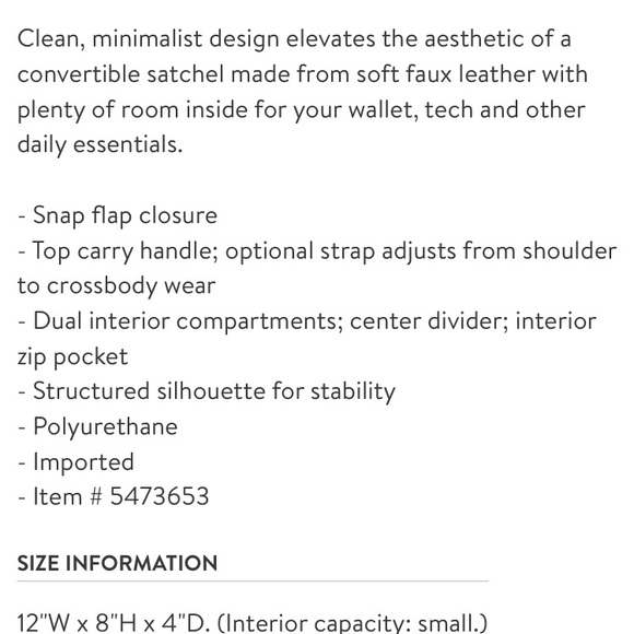 Sole Society Crossbody Bag - Picture 5 of 7